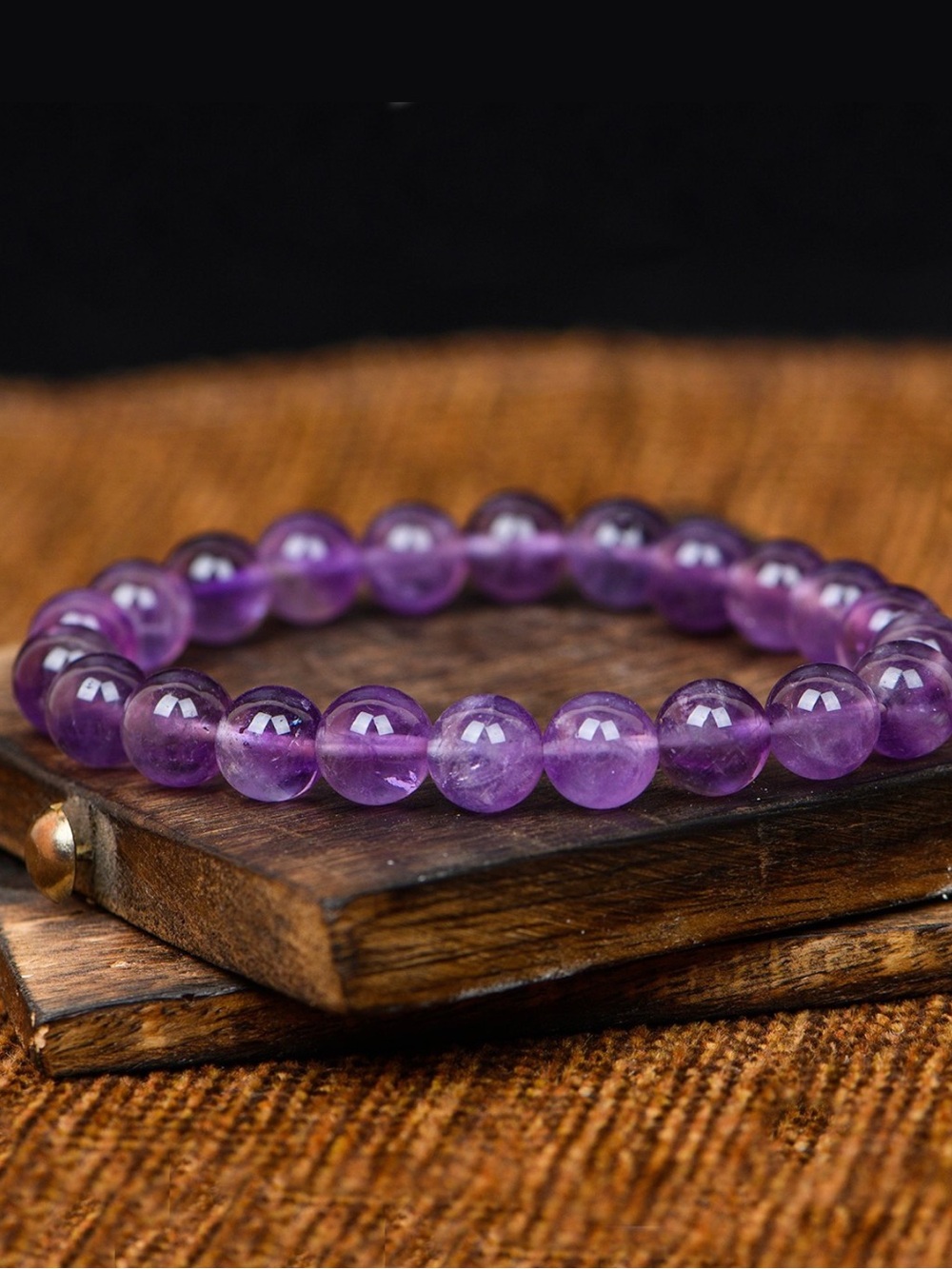 🆕New Amethyst 8mm Healing Gemstone Bracelet